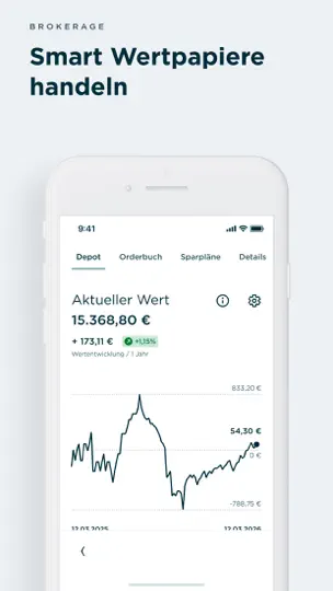 Screenshot von Commerzbank Banking auf dem iPhone 5