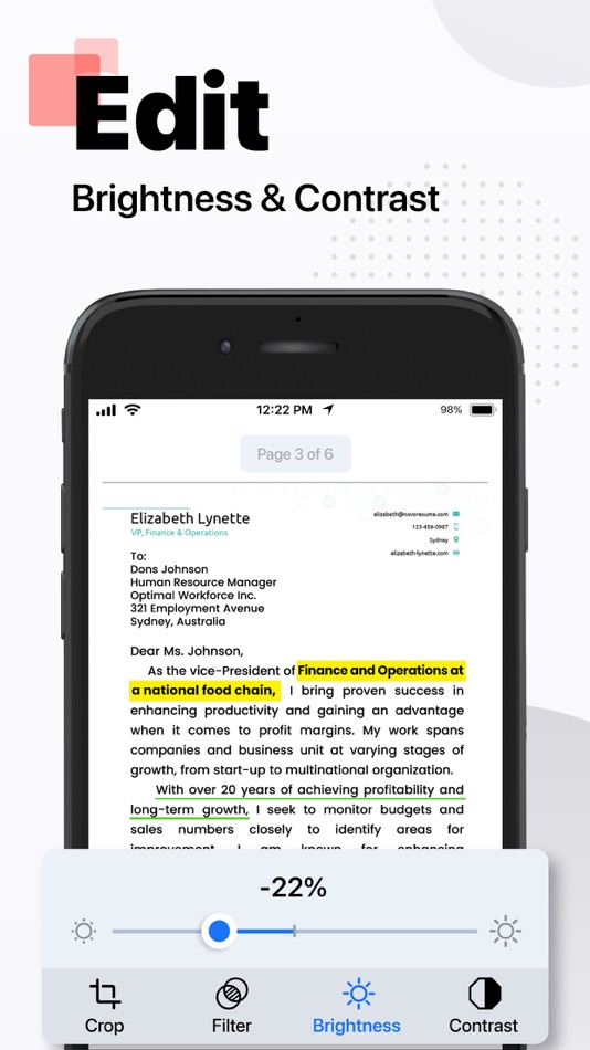 #4. PDF Scanner・Doc Scanner App (iOS) Podle: Hazel Mobile