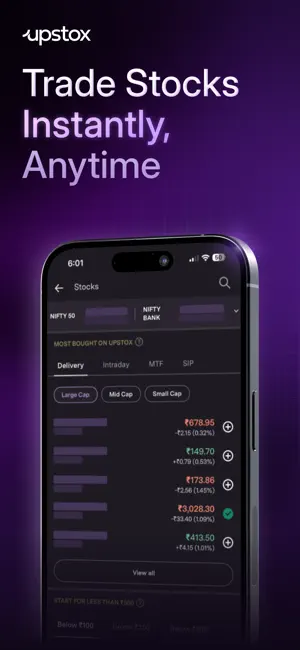 Upstox: Demat, Stock, MF, IPO iPhone screenshot 4