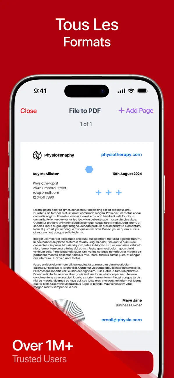 Screenshot #3 pour PDF Converter・Scan Document