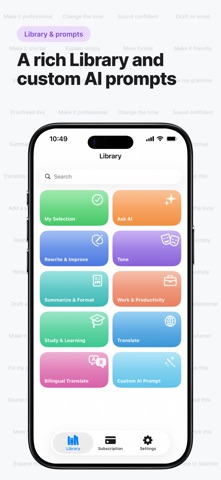 WriteFlow: AI Writing Keyboard Screenshot 3 of 6