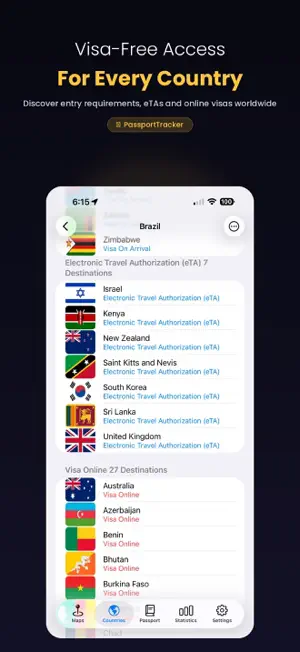 World Travel Tracker eMaps screenshot 4