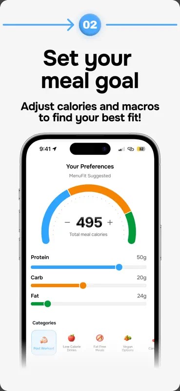 MenuFit - Healthy Eating Out screenshot 4 of 6