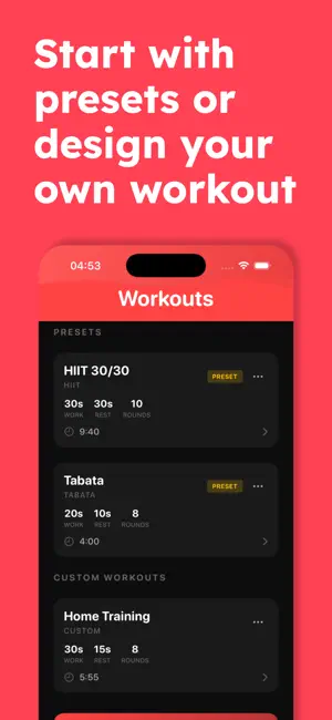 Interval Timer - TimeToTrain screenshot 2