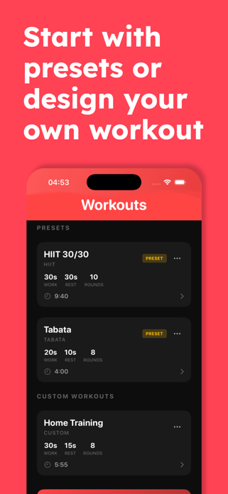 Interval Timer - TimeToTrain Screenshot 2 of 5