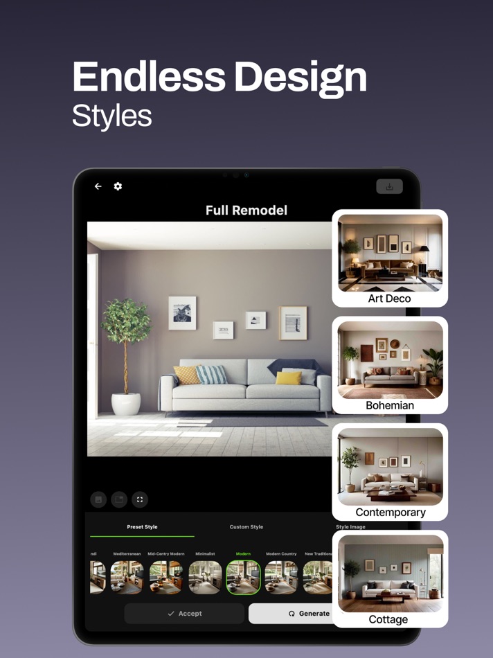 #4. Remodel AI - Home Design (iOS) Podle: REIMAGE AI INC.