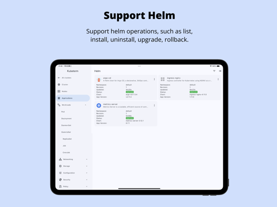 Screenshot #6 pour Kubeterm - Kubernetes client