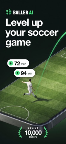 Baller AI: Elite Soccer Coach iPhone screenshot 1