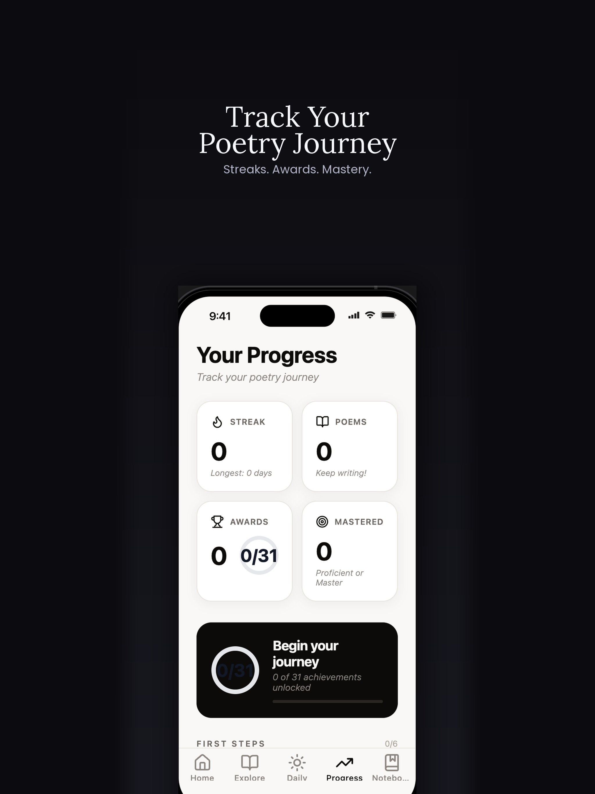 Verse - Poetry Writing App