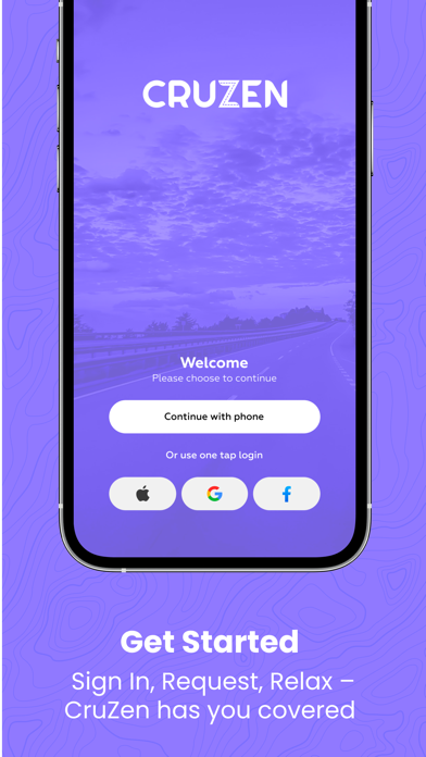 Cruzen: Complete Auto Care iPhone screenshot 1 - Travel app