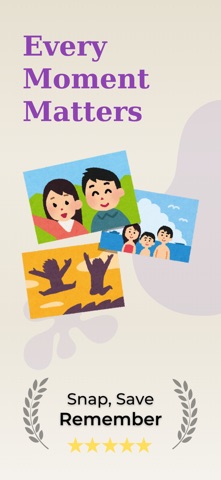MemoSnap - Video & Photo Diary iPhone screenshot