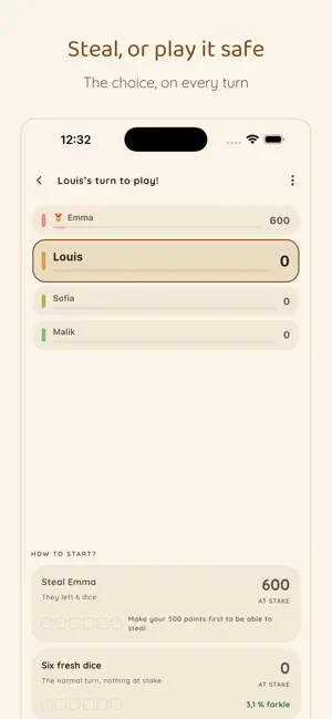 FarkleMate: Farkle Scorekeeper screenshot 3