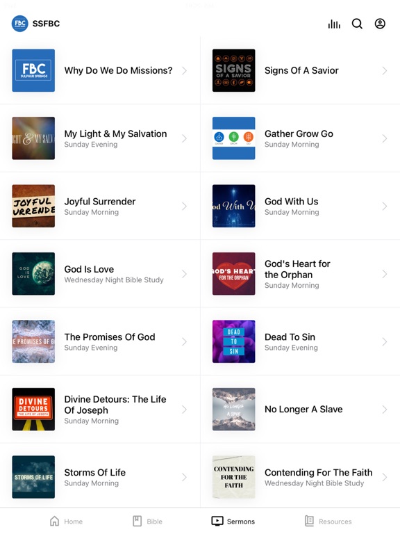 Screenshot #5 pour First Baptist SS