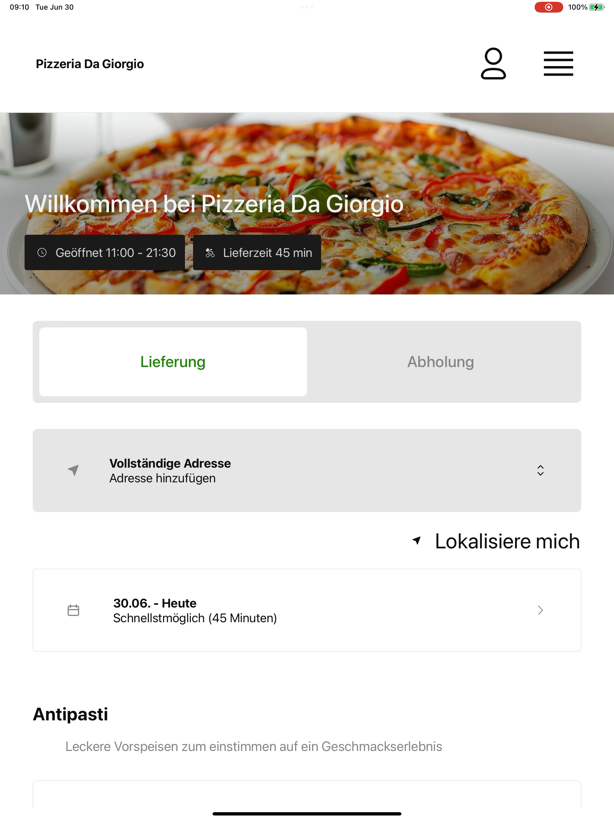Pizzeria Da Giorgio DE