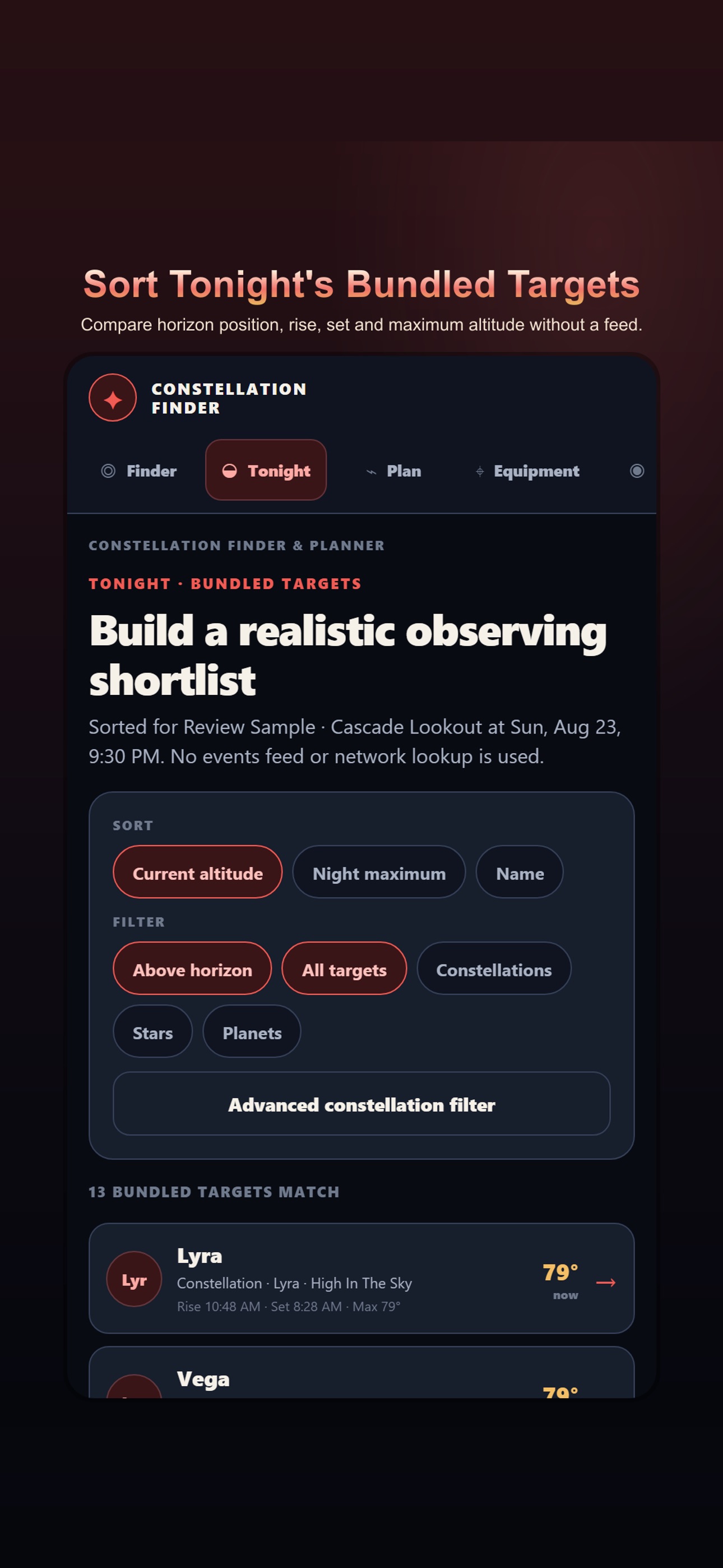 Screenshot 5 of Constellation Finder & Planner