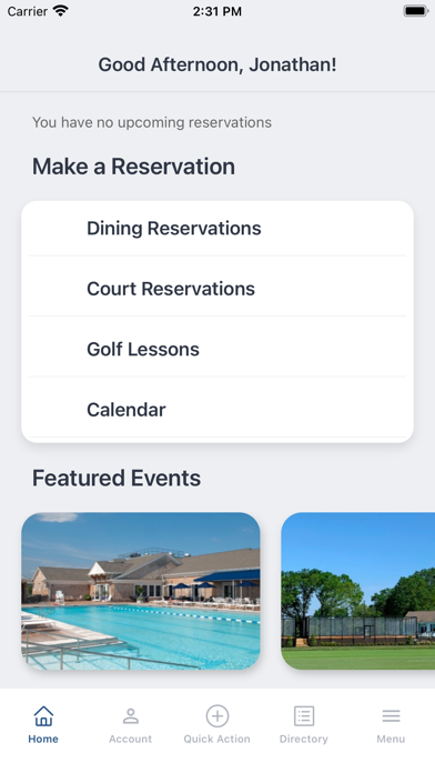 Rumson CC Screenshot