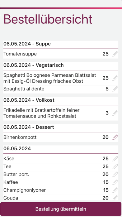 easyDine Screenshot