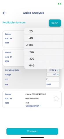 vSensPro Snap screenshot