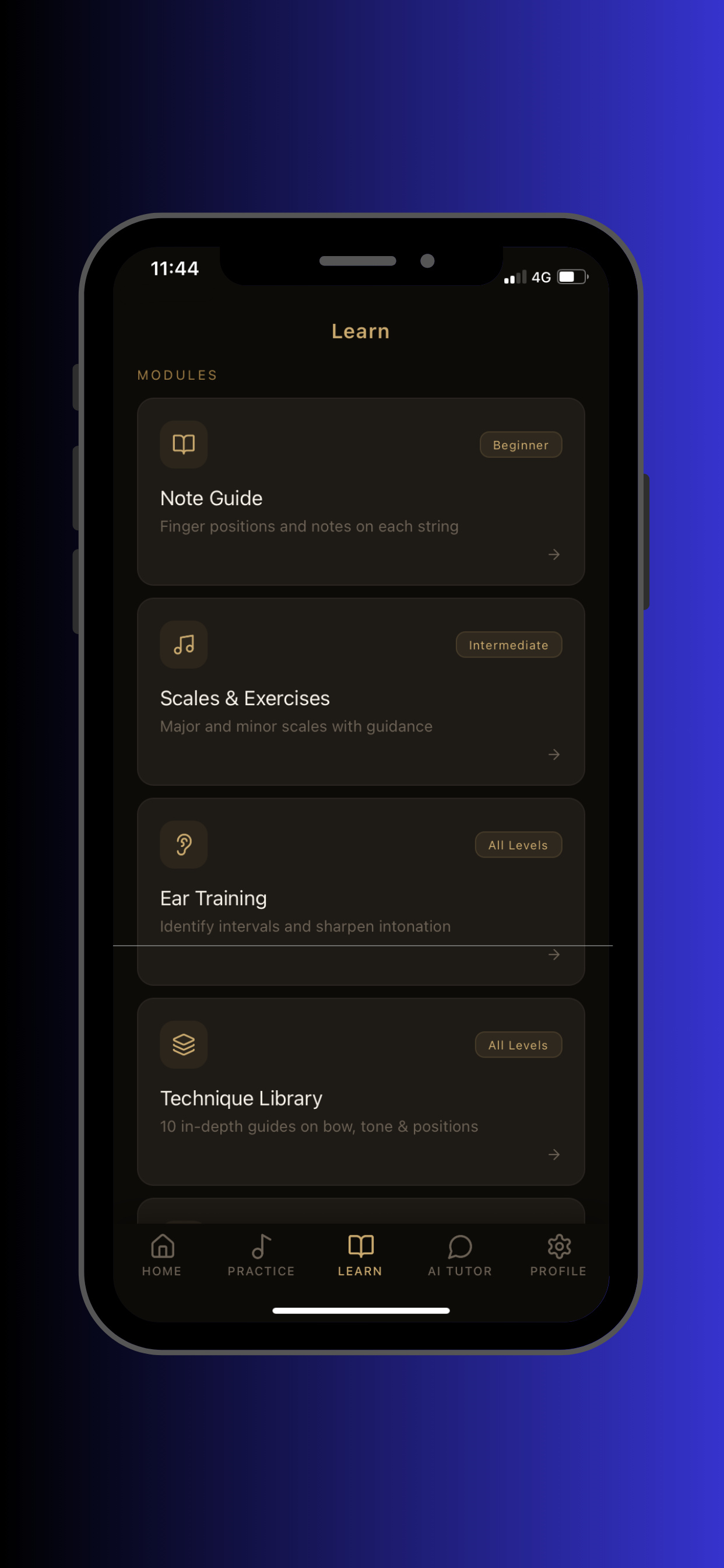 Learn Cello AI Tutor screenshot 4