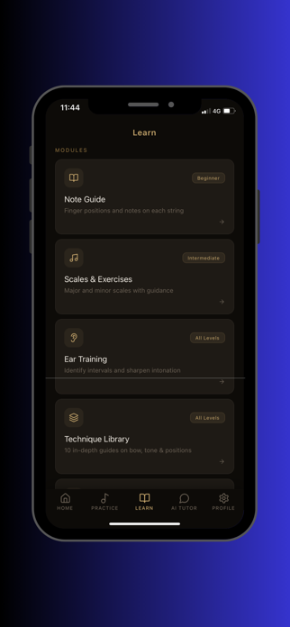 Learn Cello AI Tutor Screenshot 4 of 7