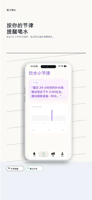 喝水时间Pro - 健康官方喝水提醒助手2.0版 screenshot 3