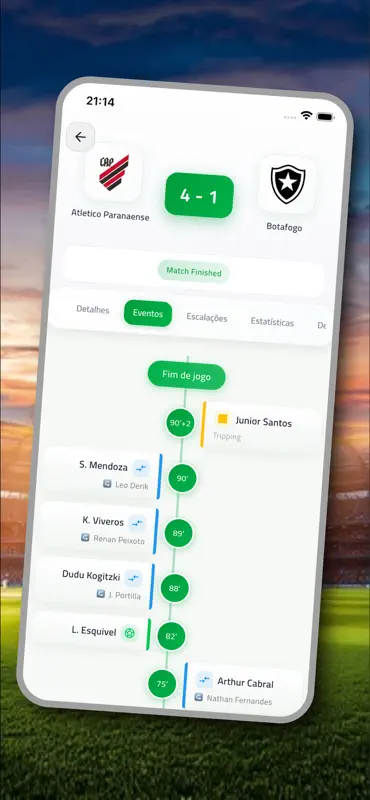 Futebol Brasileiro - Ao Vivo screenshot 3 of 7