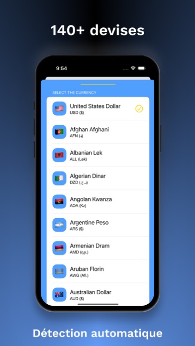 Screenshot #3 pour Convertisseur devises offline
