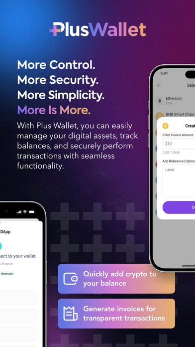 Plus Wallet: Crypto Wallet App Screenshot