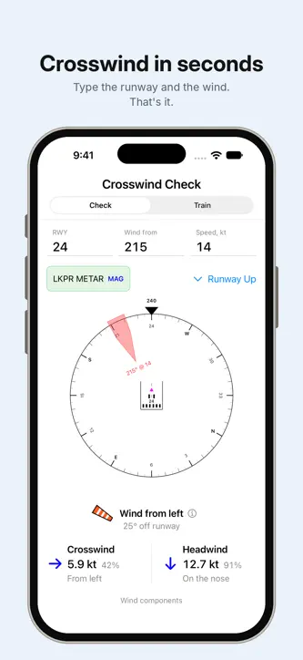 Crosswind Check screenshot 1