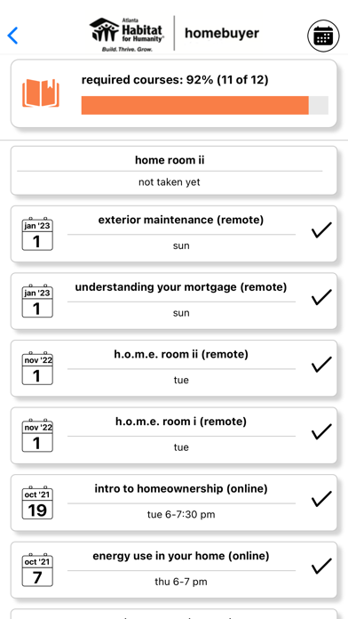 Atlanta Habitat Homebuyer Screenshot