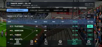 Retro Manager - Football Sim screenshot 5