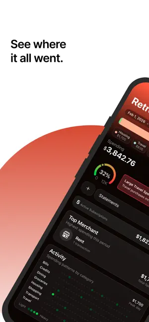 AI Spend Tracker: RetroBudget screenshot 1