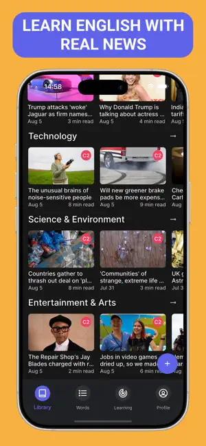 Bookvo: English Learning iPhone screenshot 5