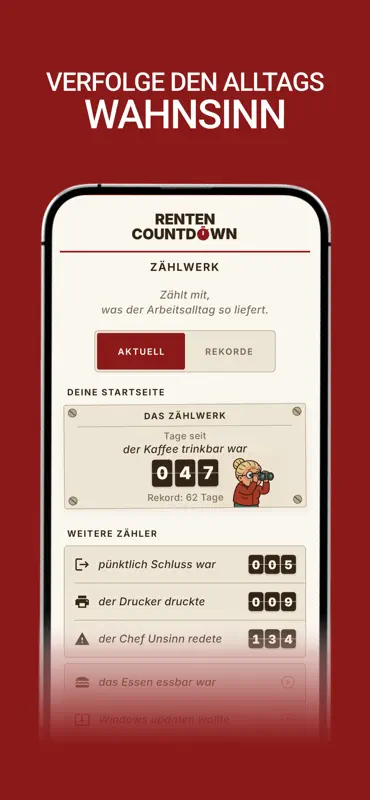 Renten Countdown by Turbo-Oma screenshot 3 of 7
