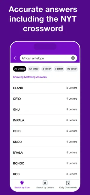 Crossword Solver Plus screenshot 4