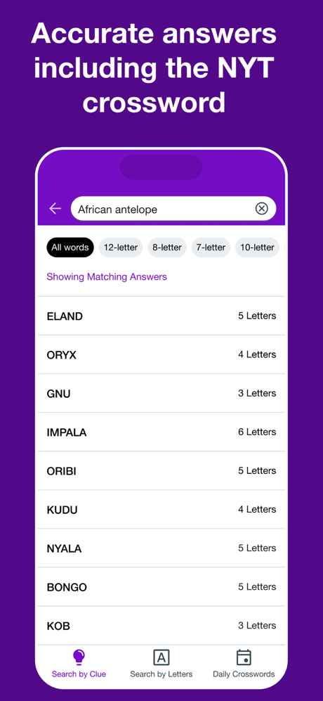 Crossword Solver Plus screenshot 4