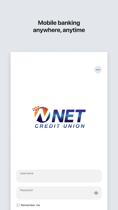 NET Credit Union Screenshot