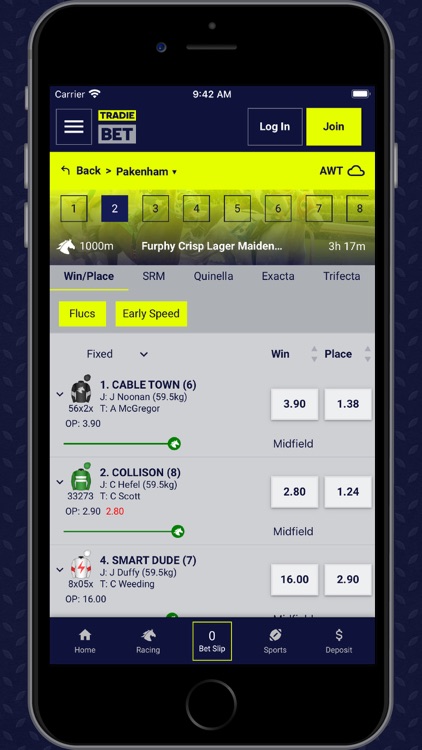 TradieBET - Online Betting App