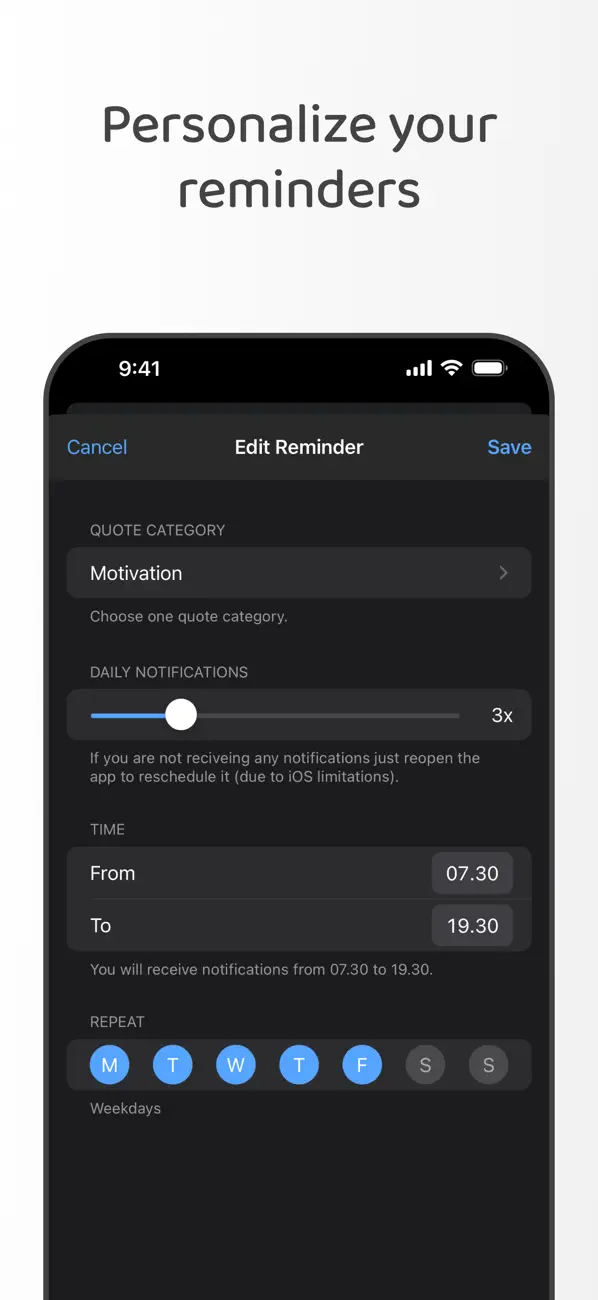 #6. Impact Quotes: Inspiration (iOS) Által: gixdev