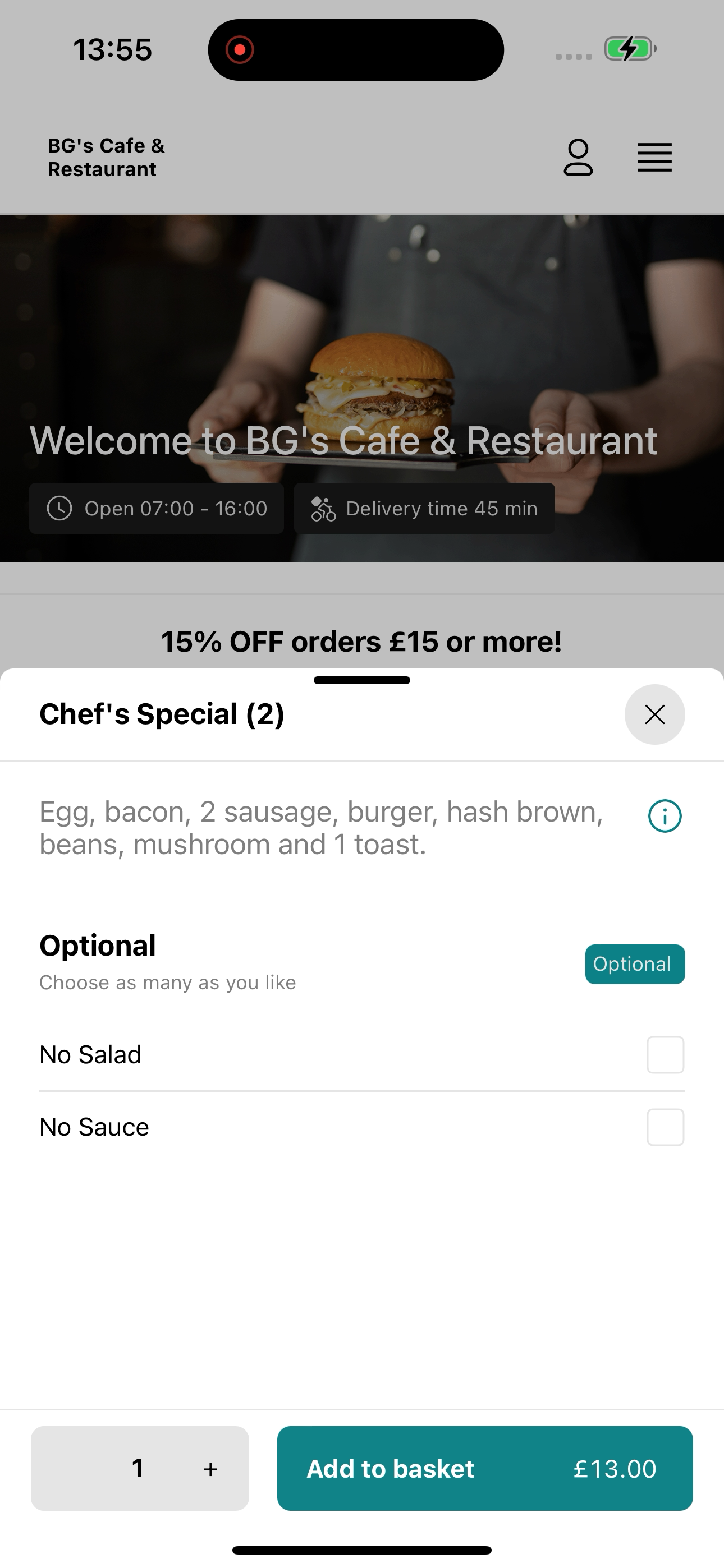 BG's Cafe & Restaurant screenshot 4