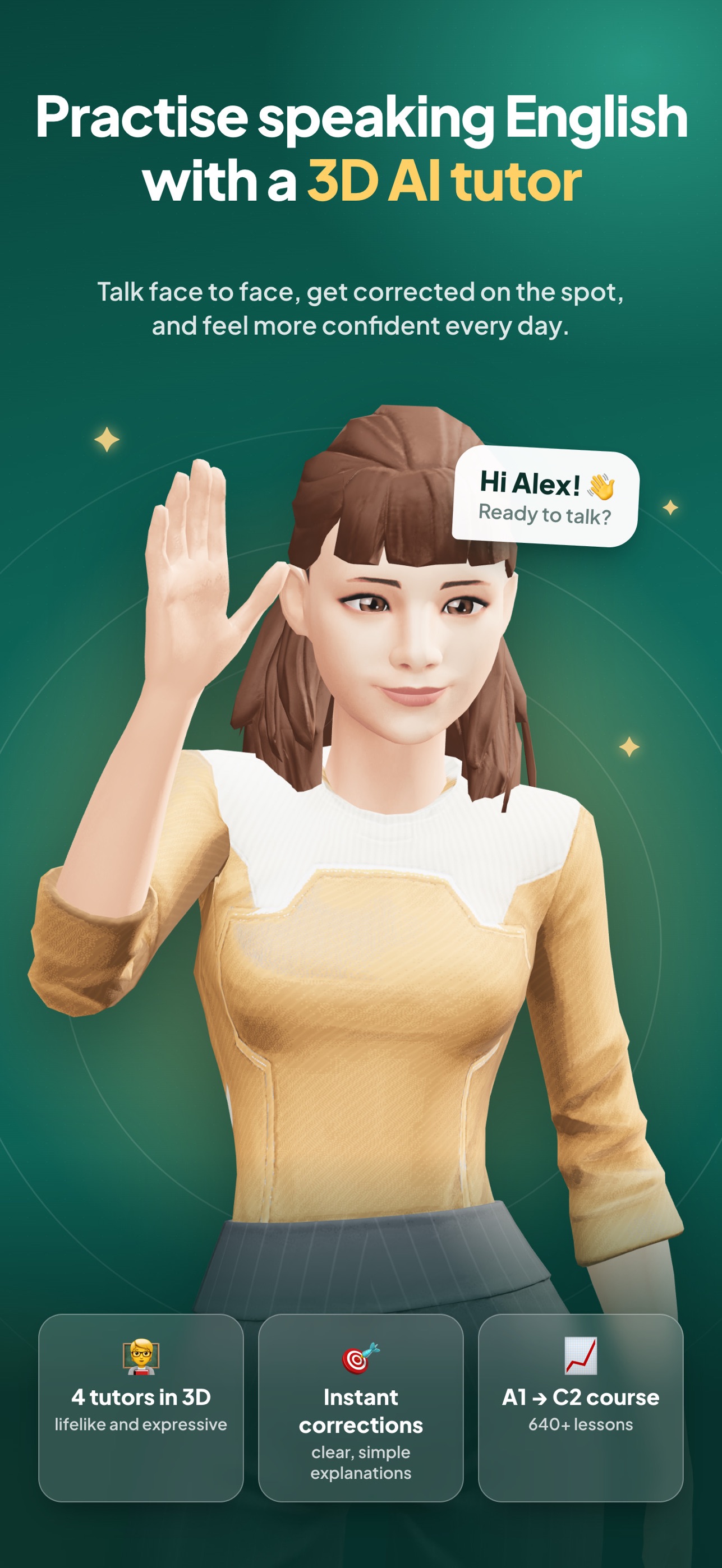 Screenshot 1 of Sayka: 3D AI English Speaking