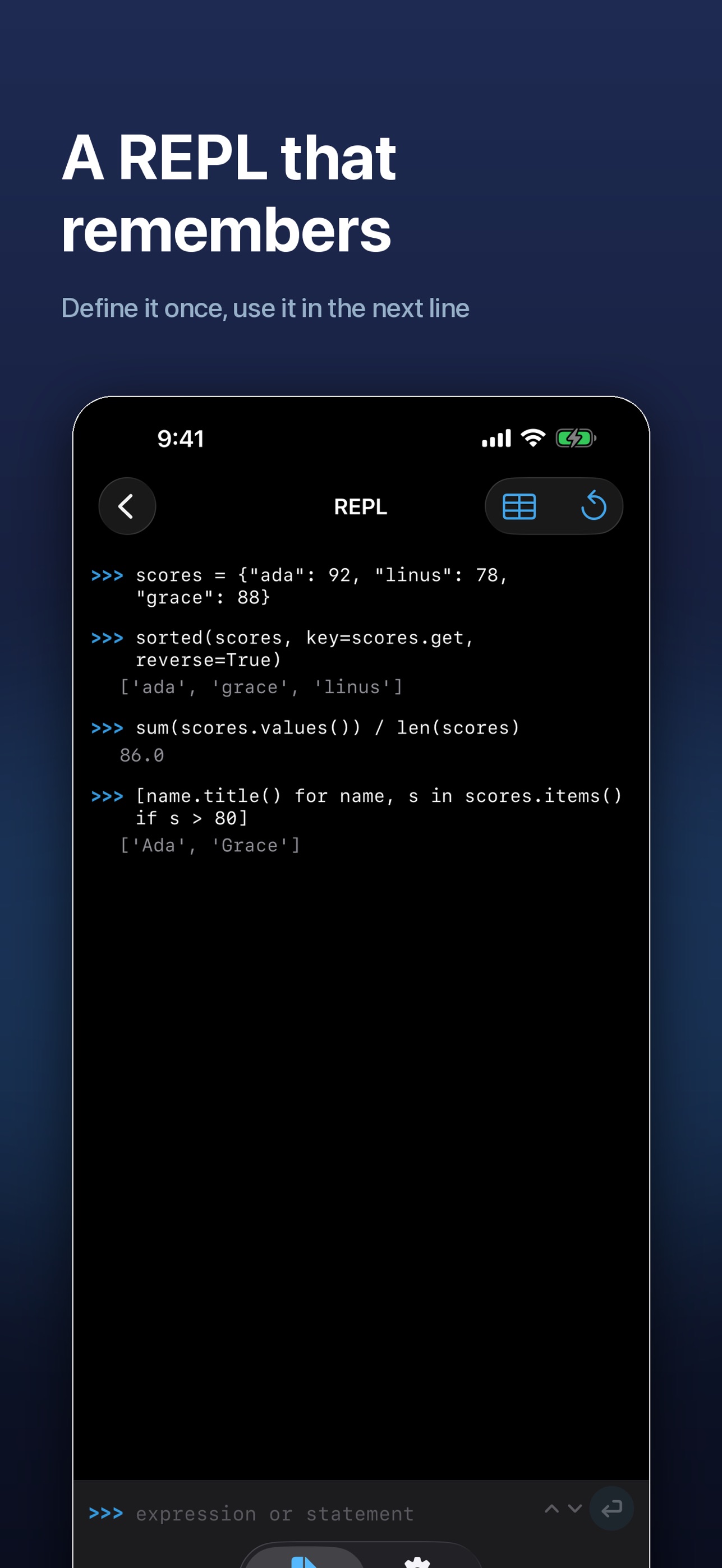 Screenshot 6 of Codecell: Python & JS Tracer