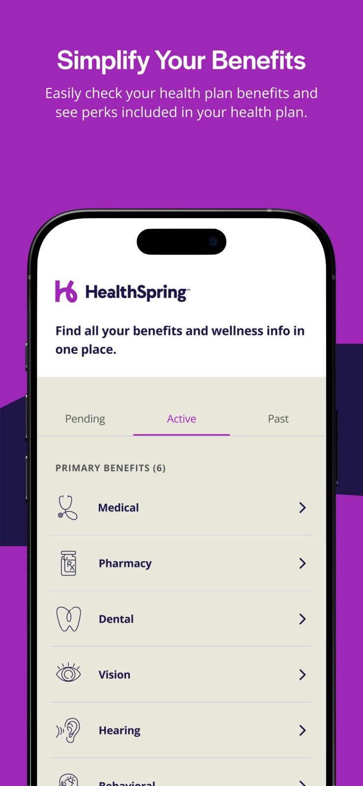 myHealthSpring iphone screenshot 3
