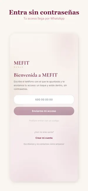 MEFIT WOMAN: reserva tu clase screenshot 4