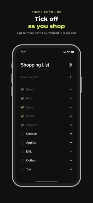 Grocery List: Shop & Share screenshot 2