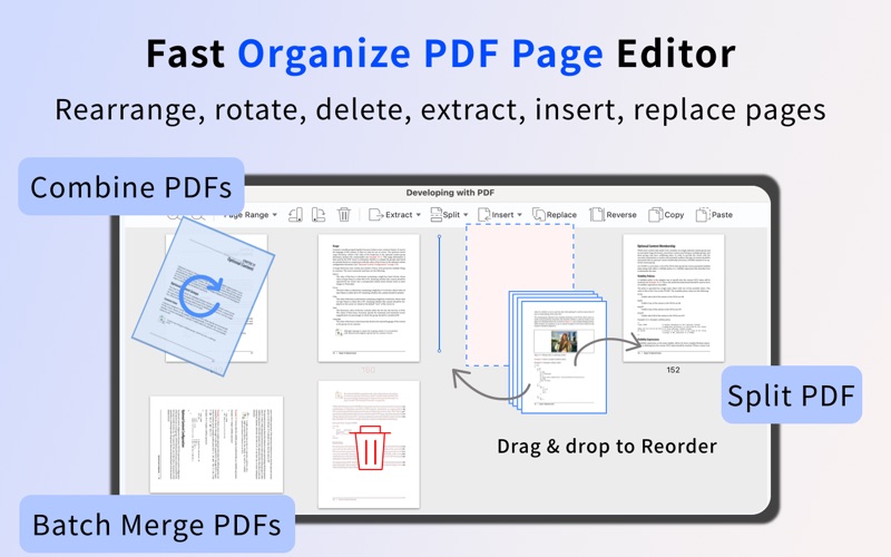 PDF Page Editor Pro－Merge PDF app screenshot