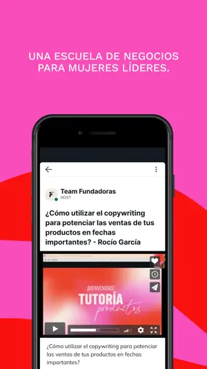 Fundadoras: Mujeres & negocios screenshot 2