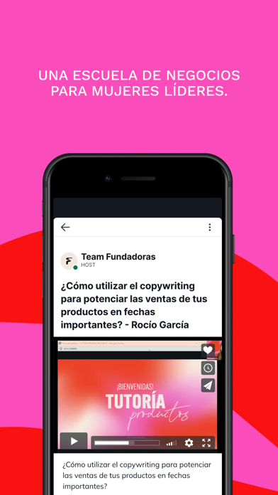 Fundadoras: Mujeres & negocios screenshot