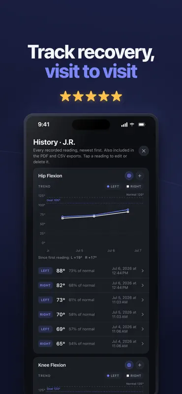 Goniometer: Range of Motion screenshot 3 of 10