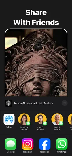 Tattoo AI:INKS Tattoo Stencil iPhone Ekran Görüntüsü 5